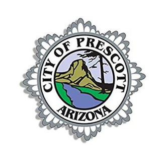 City of Prescott logo featuring a mountain and river, representing Ironclad Roofing's service area in Prescott, Arizona.