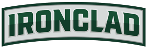 Ironclad Roofing logo featuring bold green lettering on a silver background, representing a trusted roofing company in Arizona specializing in residential roof replacements and solar coordination.
