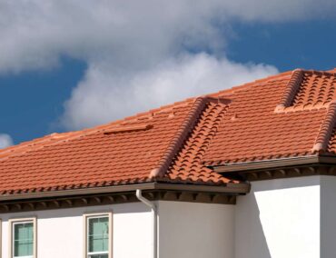 Clay tile roofing on a residential home in Cave Creek, Arizona, showcasing durable construction and design suitable for the desert climate.