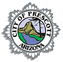 Prescott city seal featuring mountains, trees, and a river, symbolizing the local geography and climate relevant to roofing solutions.